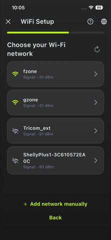 Choose your Wi-Fi network