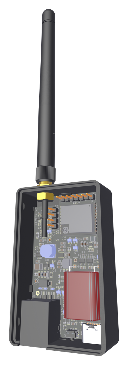 Elveta ES32 PCBA in Enclosure